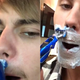 Image for article titled Watch Justin Bieber Shave His Horrible Little Mustache